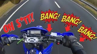 Unbelievable motorcycle backfires [upl. by Tal]