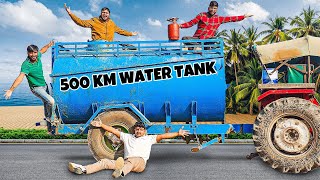 Hardest Driving Challenge😩 Can We Survive 500 KM In Water Tank  आज तो नर्क में आ गए 😞 [upl. by Aeikan]