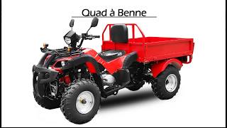 Présentation quad à benne  BTC Motors [upl. by Halivah]