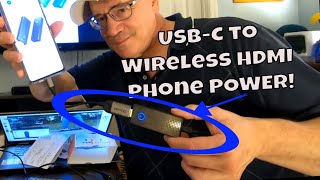 Why You Want A USBC to Wireless HDMI Transmitter It Rocks [upl. by Aisetal]