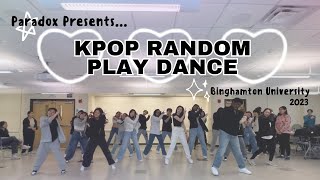 KPOP IN PUBLIC RANDOM PLAY DANCE SPRING 2023 in US  Binghamton University [upl. by Lenwood]