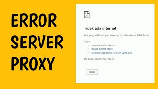 cara mengatasi proxy error di google chrome [upl. by Norine217]