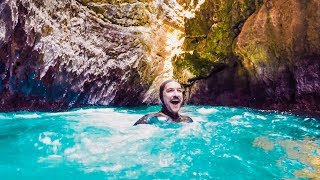 Discovering Underwater Caves of France Sailing La Vagabonde Ep 104 [upl. by Oag22]