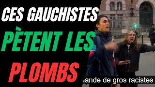 DES PATRIOTES DÉFILENT CONTRE LIMMIGRATION DES GAUCHISTES PÈTENT LES PLOMBS [upl. by Ocirled]