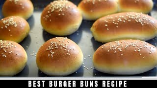 Hamburger Bun RecipeBest Burger Bun Recipe [upl. by Nodyarg]