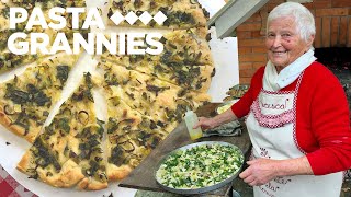 96 year old Francesca makes focaccia genovese  Pasta Grannies [upl. by Wilscam34]