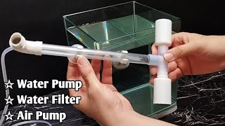 Aerator airlift filter DIY  Aquarium filter DIY [upl. by Weir]