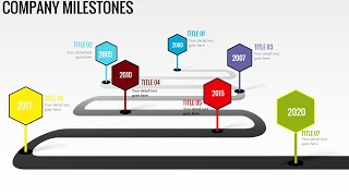 Animated Timelines and Milestones Slide in PowerPoint  Free Template [upl. by Beaver]