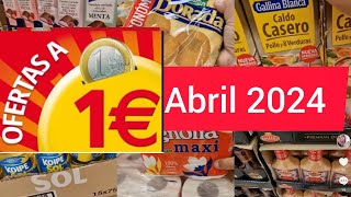 Todo a 1 euro Alcampo Abril 2024 compras [upl. by Amorete]