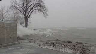 Edit  Crystal Beach Storm and Seiche [upl. by Drahnreb785]