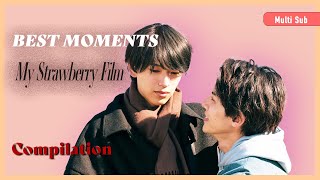 ENG SUB MULTI Special Clip Heart Thumping BL Moments from My Strawberry Film 🍓👬 [upl. by Eigram]