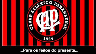 Hino do Athletico Paranaense Letra [upl. by Gelya720]