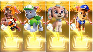 PAW Patrol  The Mighty Movie Marshall 😸 Coral 😸 Skye 😸 Chase ☄️ Tiles Hop EDM Rush [upl. by Atsuj]