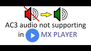 Ac3 audio not supporting in new version of mx player  FIXED  💯 working in 2022 [upl. by Denyse]