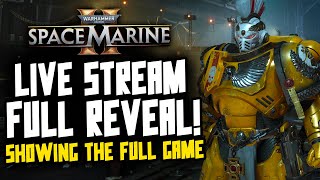 Space Marine 2 LIVESTREAM SHOWING OFF THE GAME [upl. by Rodi]