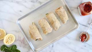 Sun Dried Tomato and Cheese Stuffed Chicken Rollatini [upl. by Ryann]