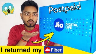 I returned jio fiber postpaid connection after 1 month  Full details  The technologist [upl. by Gretchen]