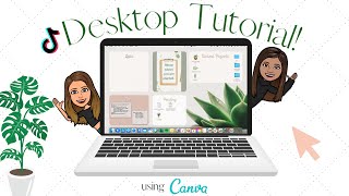 Using Canva to Create Your Aesthetic Desktop [upl. by Elleirad]