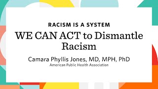 Racism is a System WE CAN ACT to Dismantle Racism [upl. by Onivag]