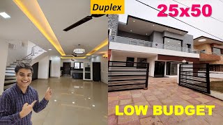 3 Bhk Duplex House Design  25x50 House Design  Low Budget 3 BHK Duplex House Design [upl. by Coffey]