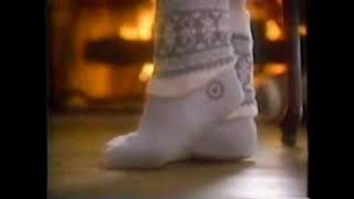 Isotoner Sports Club Slippers Commercial 1991 [upl. by Eednyl239]