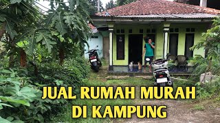 JUAL RUMAH KAMPUNG MURAH HALAMAN LUAS DAN ADA KOLAM IKAN [upl. by Rachael]