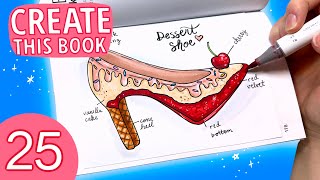 Create This Book ep 25 🍒 Moriah Elizabeth art prompt book [upl. by Didi963]