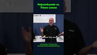 Polycarbonate vs Trivex Lenses [upl. by Bandler]