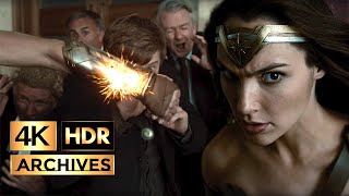 Zack Snyders Justice League  4K  HDR   Wonder Womans bank heist scene  credit cookie [upl. by Kiele]