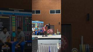 Hard luck 🫡 140 clean and jerk in 61kg category 🔥 fitness motivation indianweightlifter sport [upl. by Monney]