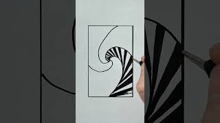 Optical illusion How to draw Very easy [upl. by Meryl193]