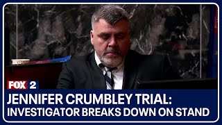 Jennifer Crumbley trial Investigator breaks down on stand [upl. by Erehs]