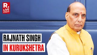 Rajnath Singh Addresses Public Rally in Pehowa Kurukshetra  Haryana Assembly Elections 2024 [upl. by Whit581]