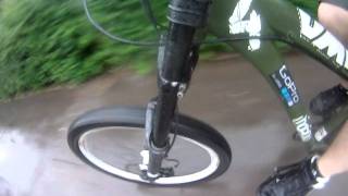 Marzocchi Junior T fork test with Gopro HD Hero 960 [upl. by Rednaskela]