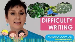 dyslexia  Difficulty Writing [upl. by Nwadrebma]