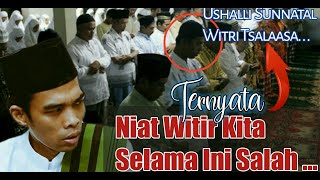 Niat Sholat Witir Menurut Sunnah yg Benar  Ustadz Abdul Somad Official [upl. by Auoh]