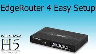 Ubiquiti Networks EdgeRouter 4 Easy Setup [upl. by Kyl]