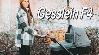 GESSLEIN F4  Полный обзор коляски 2 в 1 из Германии от магазина Boan Baby [upl. by Leumel704]