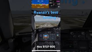 Ryanair’s best landing💀🛬🧈 [upl. by Noscire123]