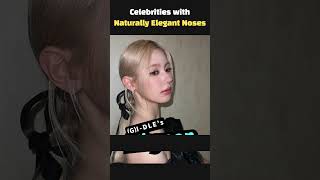 KPOP Celebrities with Naturally Elegant Noses karina miyeon haerin [upl. by Gunning]