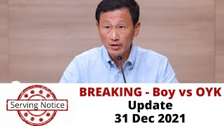 Update on the POHA Lawsuit On False Statements of a 9 Year Old Boy vs Mr Ong Ye Kung [upl. by Enelrihs412]