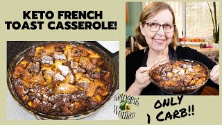 Keto French Toast Casserole with PSMF Bread  Only 1 Carb Family Fave Keto Breakfast Casserole [upl. by Aretta]