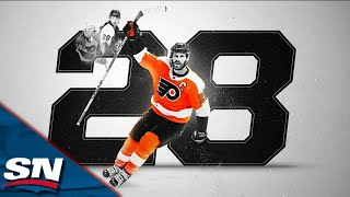 Flyers Honour Claude Giroux With Tribute In Return To Philadelphia [upl. by Adieren107]