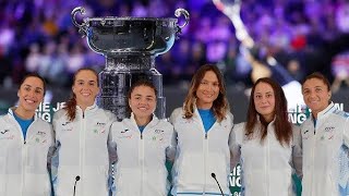 L ITALIA È CAMPIONE DEL MONDO Šrámková🇷🇸vs🇮🇹Paolini  BillieJeanKing CUP Malaga 20112024 [upl. by Rother963]