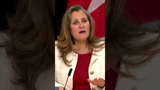 Freeland concerns Mexico serving as backdoor to China [upl. by Laurene]