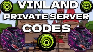 20 Private Server Codes For Vinland  Shindo Life [upl. by Airotcivairam]