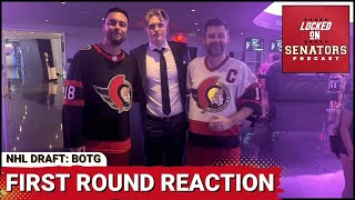 Immediate 2024 NHL Draft Reaction After The 1st Round Ottawa Senators Select Carter Yakemchuk [upl. by Refinneg]