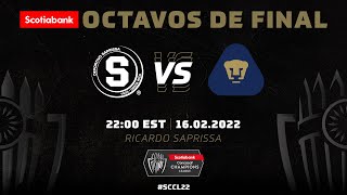 Resumen del partido SCCL22 Dep Saprissa vs Pumas UNAM [upl. by Negris]