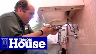 DIY How To Replace a Bathroom Sink Faucet remove amp replace  install [upl. by Godiva]