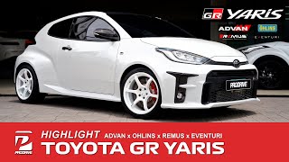 Highlight  Toyota GR Yaris x ล้อ ADVAN RG4 x โช้ค Ohlins DFV x ท่อ Remus x กรอง Eventuri [upl. by Eyk151]